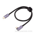 90 Degree Right Angle USB-C Cable